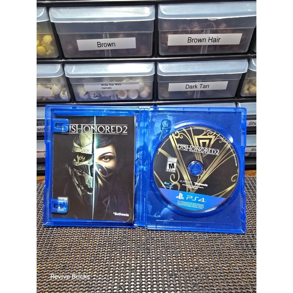 Dishonored 2 (Sony PlayStation 4, PS4 2016) CIB Complete Tested W/ Sticker Sheet